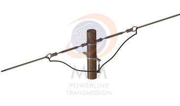 Tension assembly for ADSS cable